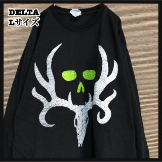 デルタ(DELTA)の【デルタ】ロンT　長袖Tシャツ　バッファロー　骨　デカプリント　アニマル15(Tシャツ/カットソー(七分/長袖))