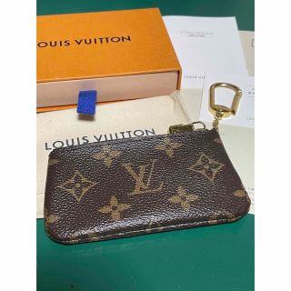 ルイヴィトン(LOUIS VUITTON)の美品ルイヴィトンポシェットクレ　キーケースコインケースコインパース小銭入れ(コインケース)