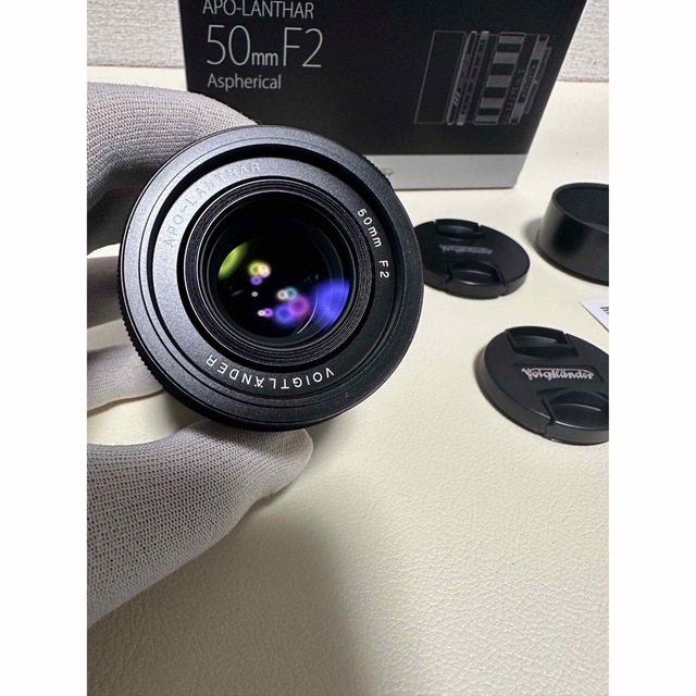 SONY(ソニー)のVoigtlander APO-LANTHAR 50mm アポランター 50㎜ スマホ/家電/カメラのカメラ(レンズ(単焦点))の商品写真