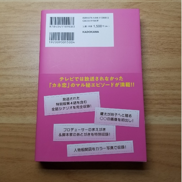 おカネの切れ目が恋のはじまりシナリオブック エンタメ/ホビーの本(その他)の商品写真