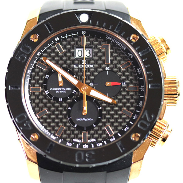 受注生産品】 エドックス EDOX - EDOX CLASS メンズ【中古】 10020-37R