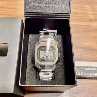 ジーショック(G-SHOCK)の【新品】G-SHOCK GMW-B5000D-1JF フルメタル シルバー(腕時計(デジタル))