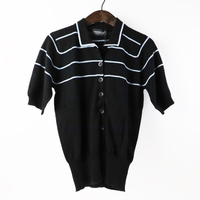 JOHN SMEDLEY ボーダー ブラウス XL-