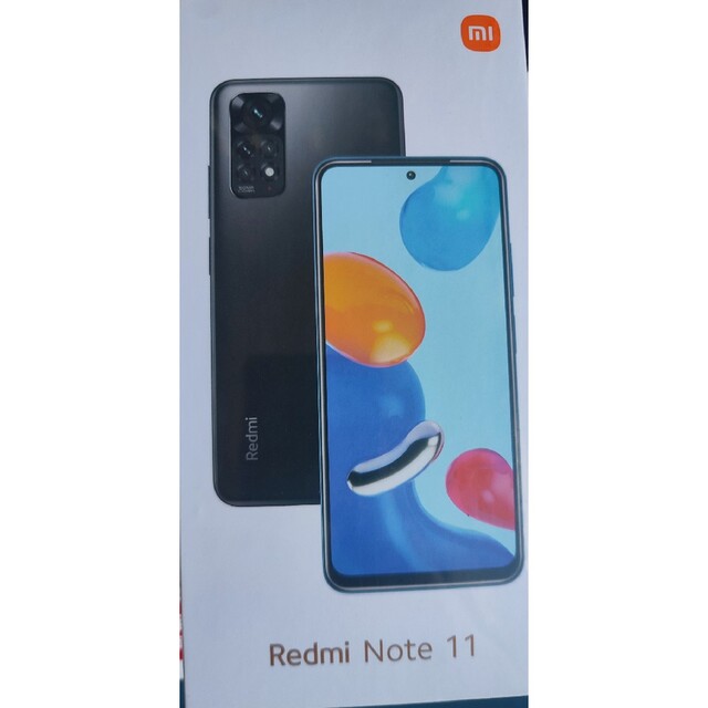 Xiaomi商品名新品未開封 Redmi Note 11 64GB グラファイトグレー