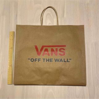 ヴァンズ(VANS)のvans バンズ ショップ袋 ショッパー 紙袋 手提げ ベージュ(ショップ袋)