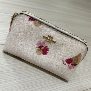 コーチ(COACH)のcoach ポーチ　花柄(ポーチ)