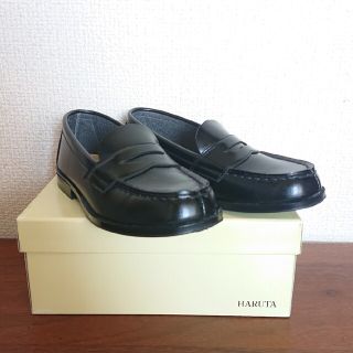 ハルタ(HARUTA)のHARUTA キッズ　ローファー　19cm　ブラック(フォーマルシューズ)