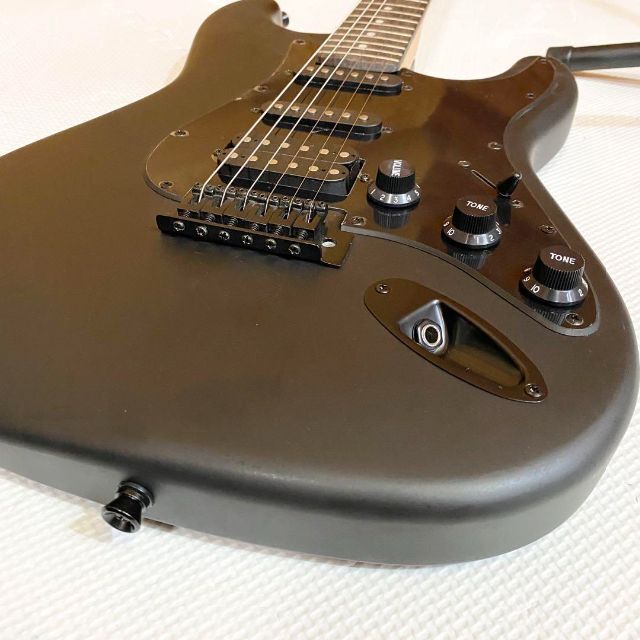 超人気新品 SELDER ストラトキャスター エレキギター マットブラック