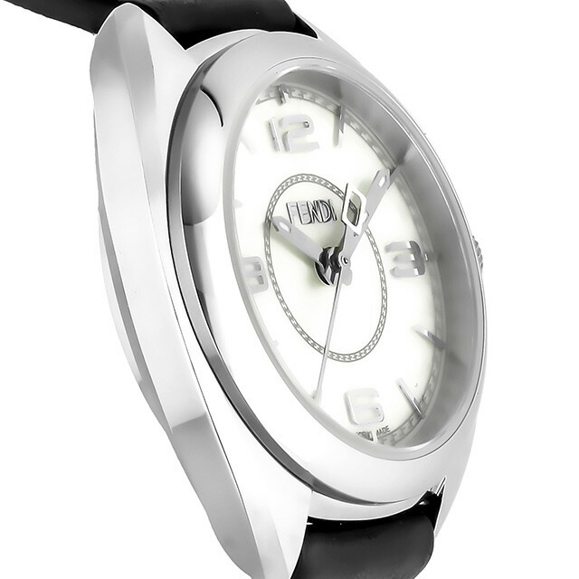 FENDI(フェンディ)の【新品】フェンディ FENDI 腕時計 レディース F217024511 モメント フェンディ Momento Fendi クオーツ ホワイトシェルxブラック アナログ表示 レディースのファッション小物(腕時計)の商品写真