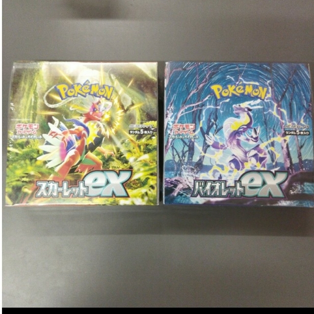 ポケモンカード　スカーレットex＆バイオレットex BOX 未開封シュリンク付き