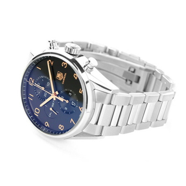 TAG Heuer(タグホイヤー)の【新品】タグホイヤー TAG Heuer 腕時計 メンズ CAR2014.BA0799 自動巻き（cal.1887） ブラックxシルバー アナログ表示 メンズの時計(腕時計(アナログ))の商品写真