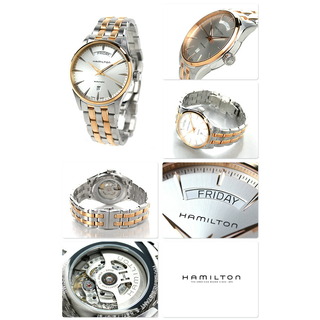 ハミルトン(Hamilton)の【新品】ハミルトン HAMILTON 腕時計 メンズ H42525251 自動巻き（H-40） シルバーxピンクゴールド/シルバー アナログ表示(腕時計(アナログ))