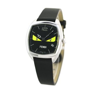 フェンディ(FENDI)の【新品】フェンディ FENDI 腕時計 レディース F222031611D1 モメント バグズ 32mm MOMENTO BUGS 32mm クオーツ ブラックxブラック アナログ表示(腕時計)