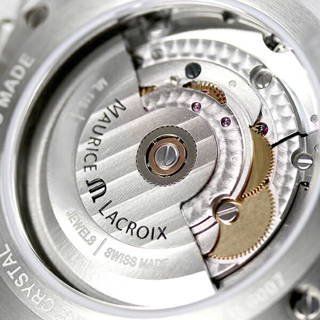 モーリス ラクロア MAURICE LACROIX 腕時計 メンズ AI6007-SS002-330-1 アイコン オートマティック AIKON Automatic 自動巻き（ML115/手巻き付） ブラックxシルバー アナログ表示