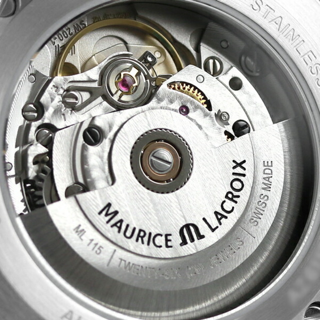 【新品】モーリスラクロア MAURICE LACROIX 腕時計 メンズ AI6007-SS002-430-1 アイコン オートマティック 39mm AIKON Automatic 39mm 自動巻き（ML115/手巻き付） ブルーxシルバー アナログ表示