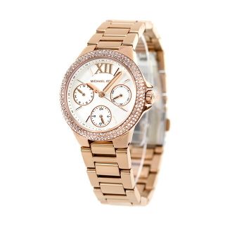 マイケルコース(Michael Kors)の【新品】マイケルコース MICHAEL KORS 腕時計 レディース MK6845 カミーユ 33mm CAMILLE 33mm クオーツ シルバーxピンクゴールド アナログ表示(腕時計)