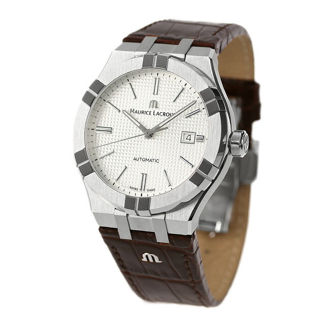MAURICE LACROIX - モーリスラクロア 腕時計 メンズ AI6008-SS001-130-1 MAURICE LACROIX 自動巻き（ML115/手巻き） シルバーxブラウン アナログ表示