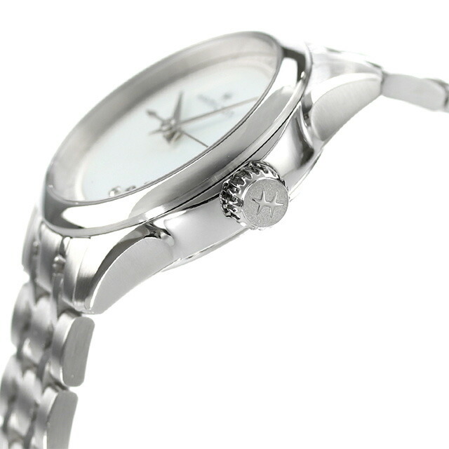 Hamilton(ハミルトン)の【新品】ハミルトン HAMILTON 腕時計 レディース H32111190 ジャズマスター レディ JAZZMASTER LADY クオーツ（F03.105） シェルxシルバー アナログ表示 レディースのファッション小物(腕時計)の商品写真