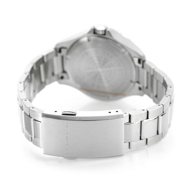 ハミルトン HAMILTON 腕時計 メンズ H82231150 カーキ ネイビー スキューバ KHAKI NAVY SCUBA クオーツ（F06.105） シルバーxシルバー アナログ表示