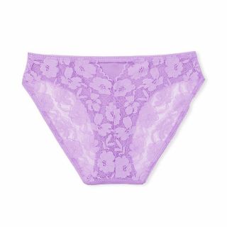 ヴィクトリアズシークレット(Victoria's Secret)のVSH18ヴィクトリアシークレット新品バックレースショーツ ランジェリーパープル(ショーツ)