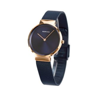 【新品】ベーリング BERING 腕時計 レディース 14531-367 クラシックコレクション 31mm Classic Collection 31mm クオーツ ネイビーxネイビー アナログ表示(腕時計)