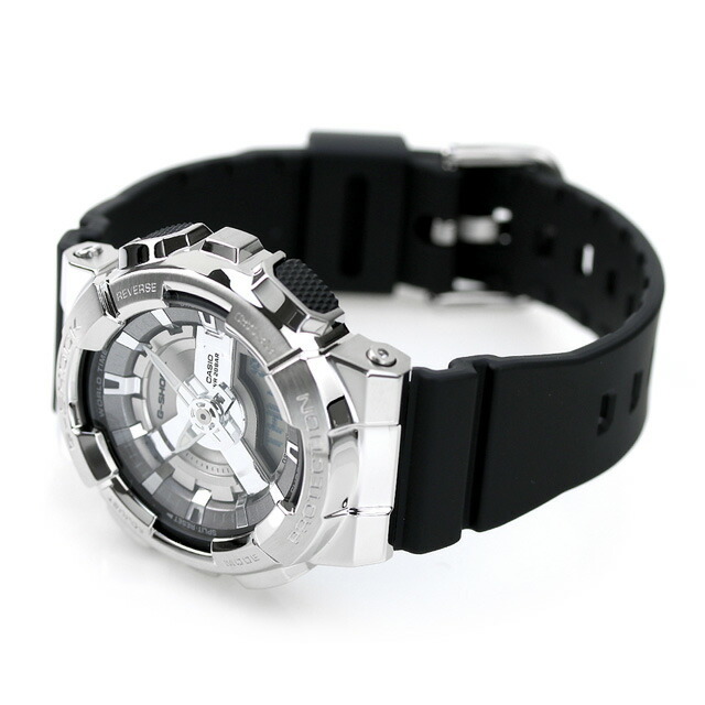 G-SHOCK(ジーショック)の【新品】ジーショック G-SHOCK 腕時計 レディース GM-S110-1ADR カシオ Gショック CASIO クオーツ 液晶/シルバーxブラック アナデジ表示 レディースのファッション小物(腕時計)の商品写真
