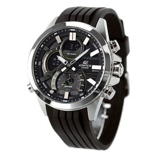エディフィス(EDIFICE)の【新品】エディフィス EDIFICE 腕時計 メンズ ECB-30P-1ADF カシオ スマートフォンリンクシリーズ CASIO SMARTPHONE LINK SERIES クオーツ ブラックxブラック アナデジ表示(腕時計(アナログ))