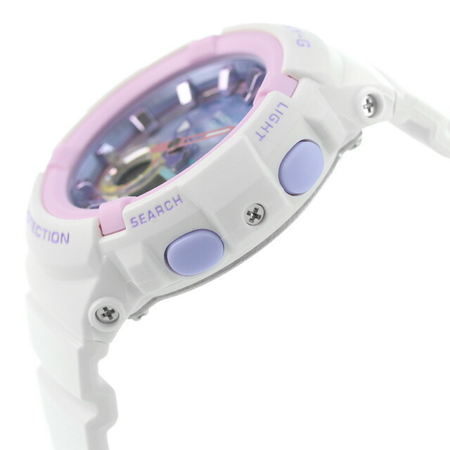 Baby-G(ベビージー)の【新品】ベイビージー Baby-G 腕時計 レディース BGA-280PM-7ADR カシオ ベビーG BGA-280シリーズ CASIO BGA-280 SERIES クオーツ 液晶/マルチカラーxホワイト アナデジ表示 レディースのファッション小物(腕時計)の商品写真