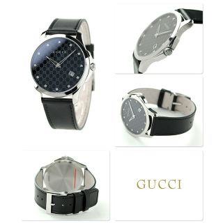 グッチ(Gucci)の【新品】グッチ GUCCI 腕時計 メンズ YA126305 Gタイムレス クオーツ ブラックxブラック アナログ表示(腕時計(アナログ))