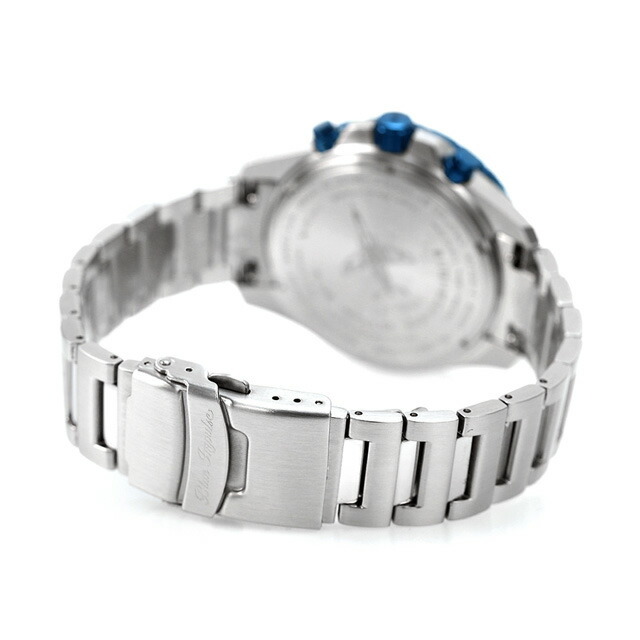 KENTEX(ケンテックス)の【新品】ケンテックス Kentex 腕時計 メンズ S802M-03 ブルーインパルス ソーラープロ 43mm Blue Impulse Solar Pro 43mm ソーラー（Epson VS76A/日本製） ダークブルーxシルバー アナログ表示 メンズの時計(腕時計(アナログ))の商品写真