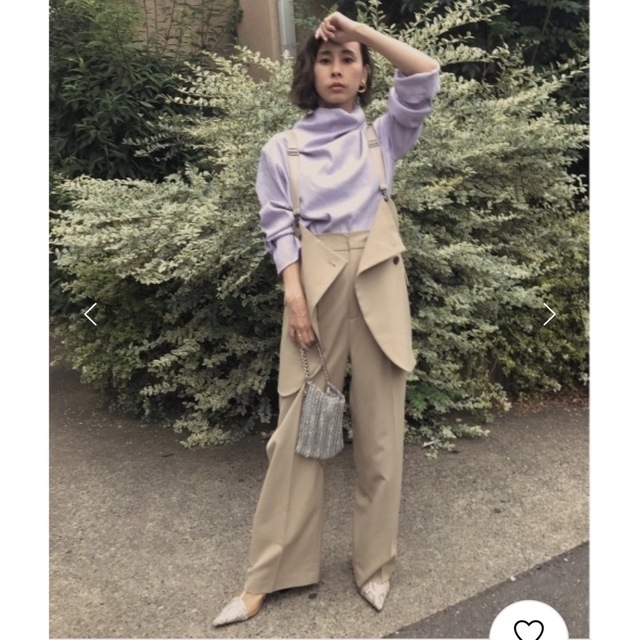 Ameri VINTAGE(アメリヴィンテージ)の新品タグ付き　アメリ　marlene set up pants レディースのパンツ(カジュアルパンツ)の商品写真