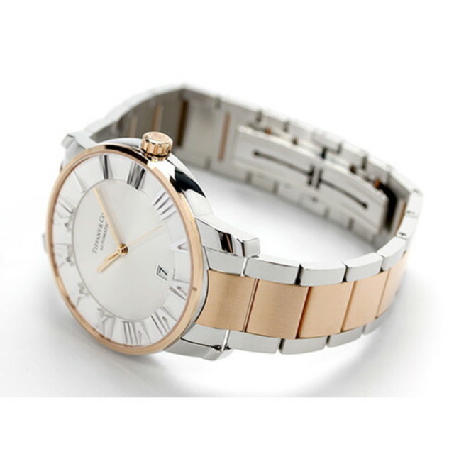 Tiffany & Co.(ティファニー)の【新品】ティファニー TIFFANY&Co. 腕時計 メンズ Z1810-68-13A21A00A 自動巻き シルバーxローズゴールド/シルバー アナログ表示 メンズの時計(腕時計(アナログ))の商品写真