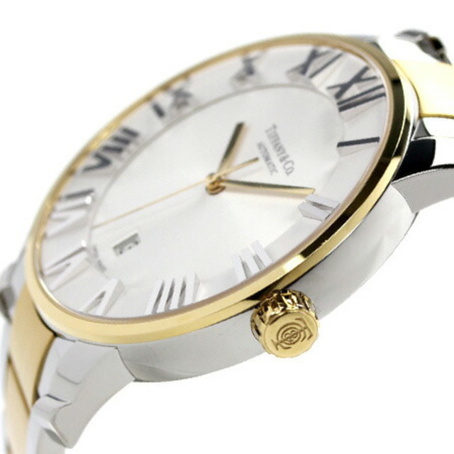 ティファニー TIFFANY&Co. 腕時計 メンズ Z1810-68-15A21A00A 自動巻き シルバーxイエローゴールド/シルバー アナログ表示