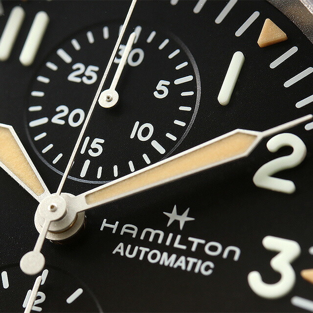 ハミルトン HAMILTON 腕時計 メンズ H71706830 カーキ フィールド KHAKI FIELD 自動巻き（H-21） ブラックxカーキ アナログ表示