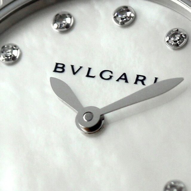 ブルガリ BVLGARI 腕時計 レディース BBL26WSS12 ブルガリブルガリ クオーツ ホワイトシェルxシルバー アナログ表示