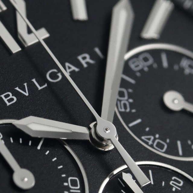 ブルガリ BVLGARI 腕時計 メンズ DG42BBSCVDCH ディアゴノ ウルトラネロ クロノグラフ 42mm DIAGONO ULTRANERO CHRONOGRAPH 42mm 自動巻き（手巻き付） ブラックxブラック アナログ表示