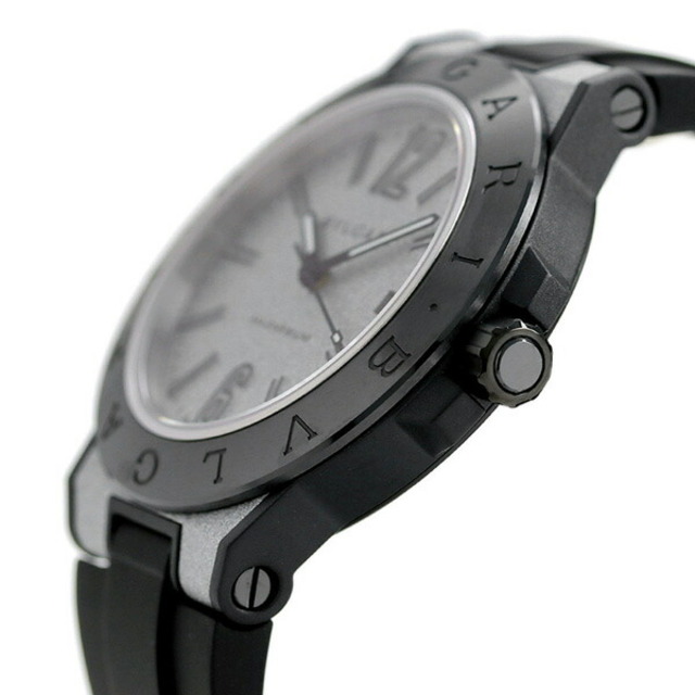 ブルガリ BVLGARI 腕時計 メンズ DG41C6SMCVD ディアゴノ マグネシウム 41mm DIAGONO MAGNESIUM 41mm 自動巻き（BVL 191/手巻き付） シルバーxブラック アナログ表示