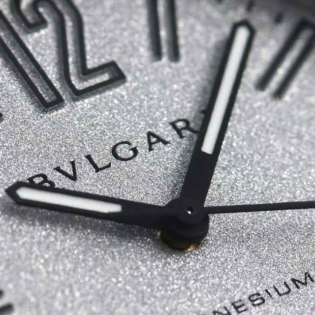 ブルガリ BVLGARI 腕時計 メンズ DG41C6SMCVD ディアゴノ マグネシウム 41mm DIAGONO MAGNESIUM 41mm 自動巻き（BVL 191/手巻き付） シルバーxブラック アナログ表示