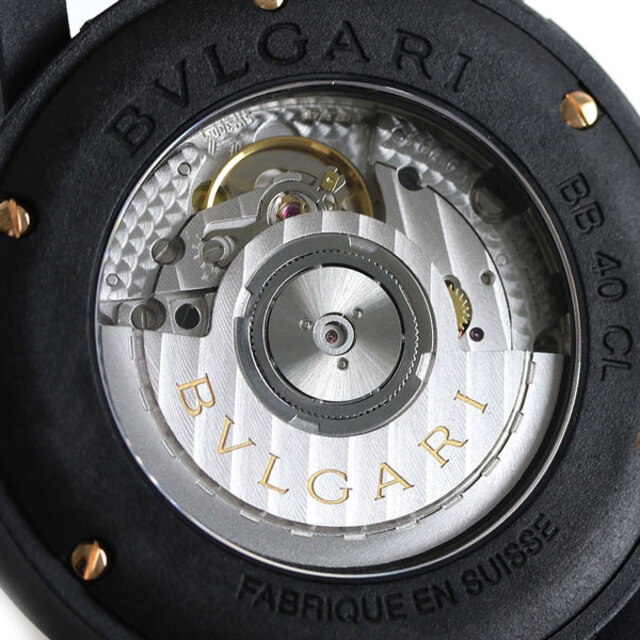 ブルガリ BVLGARI 腕時計 メンズ BBP40C11CGLD ブルガリブルガリ カーボンゴールド 40mm BVLGARI BVLGARI CARBON GOLD 40mm 自動巻き（手巻き付） ブラウンxブラウン アナログ表示