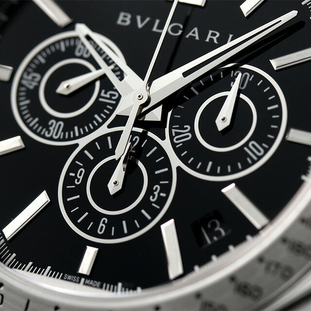 ブルガリ BVLGARI 腕時計 メンズ BGO41BSLDCHTA オクト ヴェロチッシモ OCTO VELOCISSIMO 自動巻き（手巻き） ブラックxブラック アナログ表示