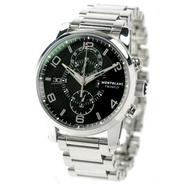 MONTBLANC - モンブラン 腕時計 メンズ MB104286 MONTBLANC 自動巻き ブラックxシルバー アナログ表示