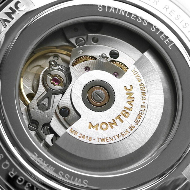 MONTBLANC(モンブラン)の【新品】モンブラン MONTBLANC 腕時計 メンズ 114854 4810シリーズ 40.5mm 4810 SERIES 40.5mm 自動巻き（手巻き付） シルバーxシルバー アナログ表示 メンズの時計(腕時計(アナログ))の商品写真