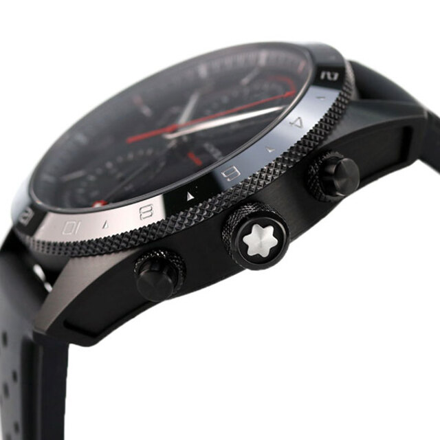 モンブラン MONTBLANC 腕時計 メンズ 116101 タイムウォーカー クロノグラフ 43mm TIMEWALKER CHRONOGRAPH 43mm 自動巻き（手巻き付） ブラックxブラック アナログ表示