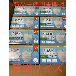 新品未開封　不織布　マスク　普通サイズ　レギュラー　30枚×40箱(その他)