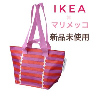 マリメッコ(marimekko)の[新品未使用] IKEA マリメッコ キャリーバッグ ピンク marimekko(トートバッグ)