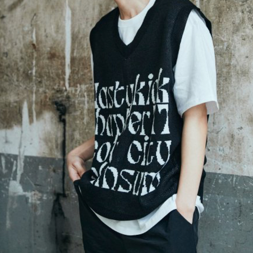 【NASTY KICK】Kinsum Knit Vest  メンズのトップス(ニット/セーター)の商品写真