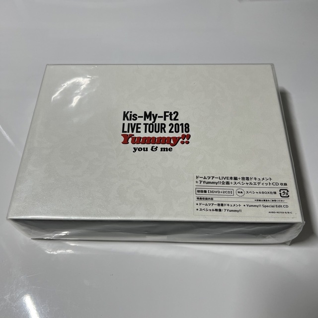 Kis-My-Ft2(キスマイフットツー)のKis-My-Ft2 LIVE TOUR2018 Yummy!! 初回盤 エンタメ/ホビーのDVD/ブルーレイ(ミュージック)の商品写真