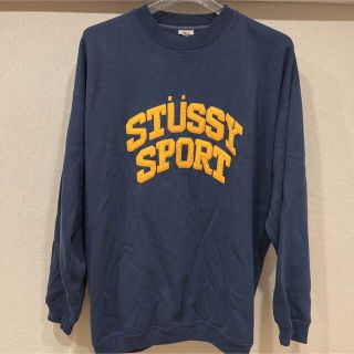 ステューシー(STUSSY)のSTUSSY SPORTSカレッジスウェット コットンポリ　トレーナー(スウェット)