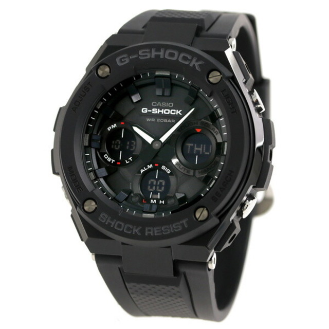 G-SHOCK CASIO G-SHOCK 腕時計 メンズ gst-s100g-1bdr カシオ Gショック ソーラー ブラックxブラック アナデジ表示