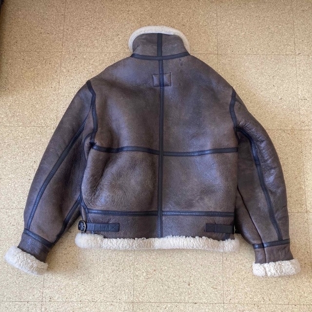 古着 B-3 フライトジャケット　ムートンジャケット 羊毛皮 メンズのジャケット/アウター(フライトジャケット)の商品写真